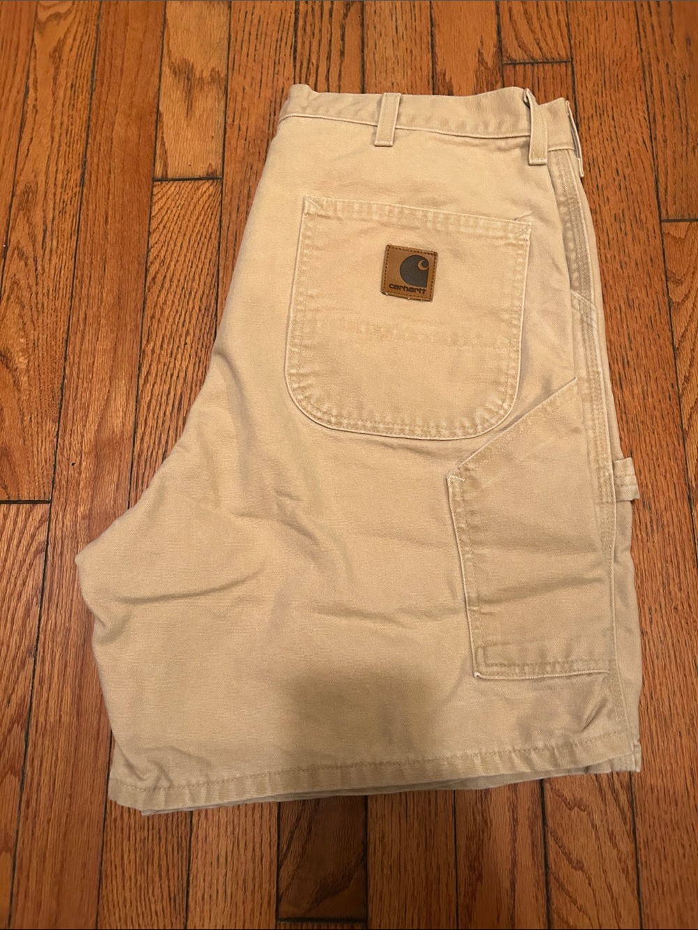 Carhartt Men's Khaki Carpenter Cargo Shorts